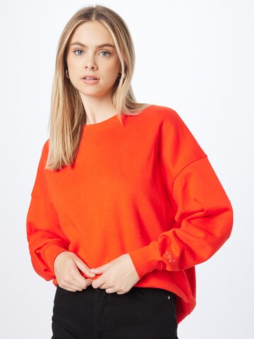ESPRIT Μπλούζα φούτερ σε πορτοκαλί: μπροστά