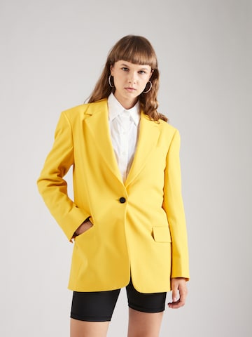 HUGO Red - Blazer 'Agura' em amarelo: frente