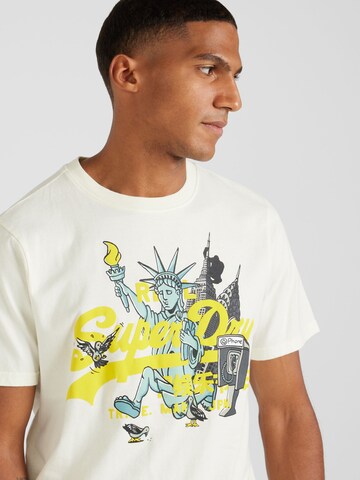 Superdry Shirt 'NEW YORK' in Wit