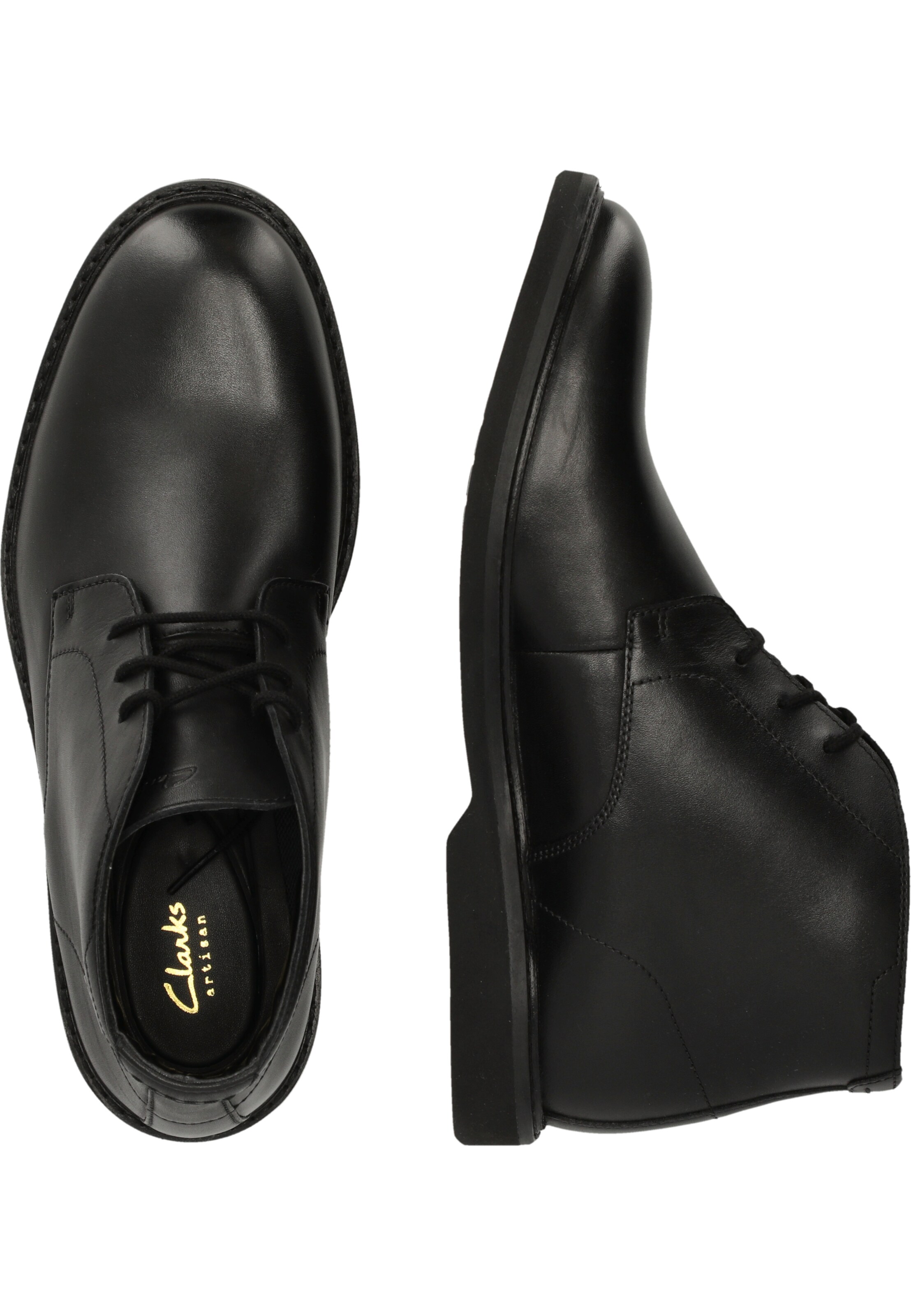 CLARKS Veterlaarzen 'Atticus' in Zwart