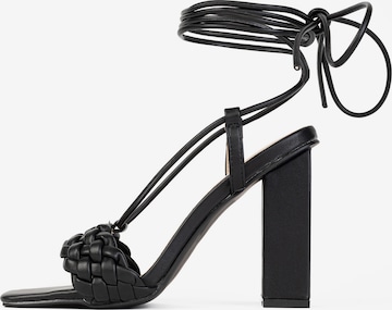 Celena Strap Sandals 'Chahra' in Black: front
