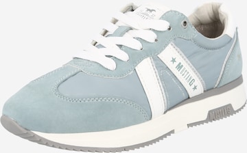 Sneaker bassa di MUSTANG in blu: frontale