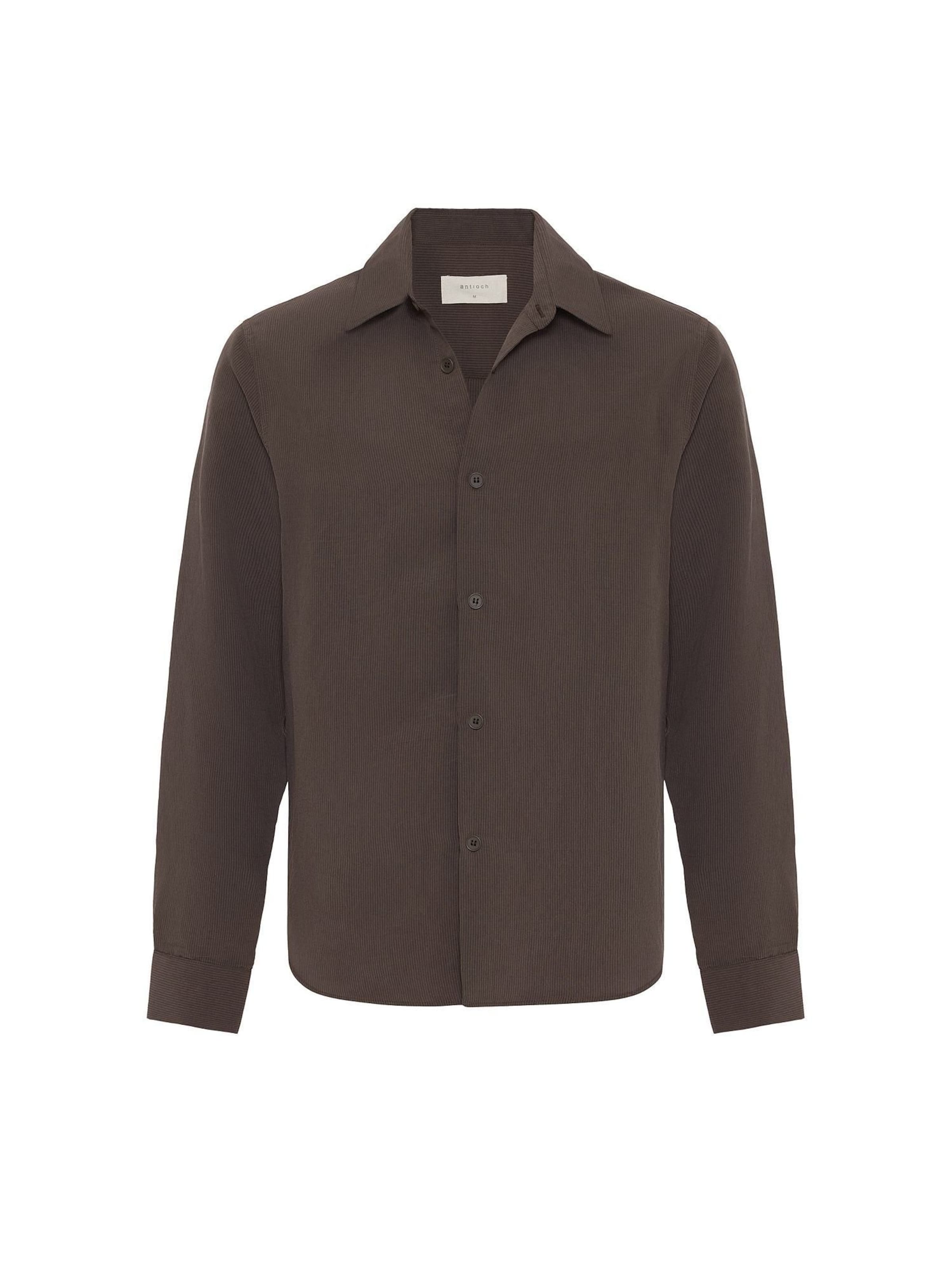 Antioch Regular fit Button Up Shirt in Brown: front