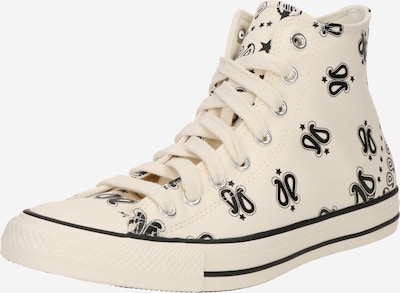 CONVERSE Korkeavartiset tennarit 'CTAS' värissä musta / villanvalkoinen, Tuotenäkymä