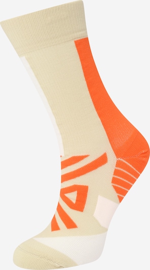 On Αθλητικές κάλτσες σε κρεμ / νουντ / πορτοκαλί / λευκό, Άποψη προϊόντος
