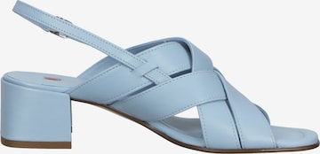 Sandales Högl en bleu