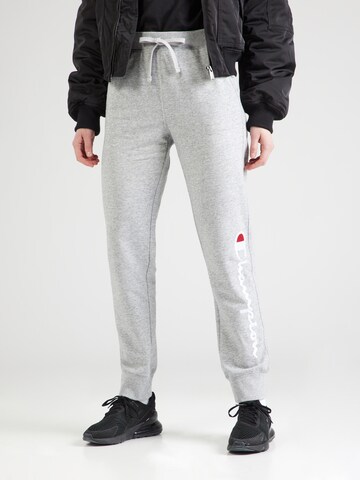 Champion Authentic Athletic Apparel Tapered Trousers in Grey: front