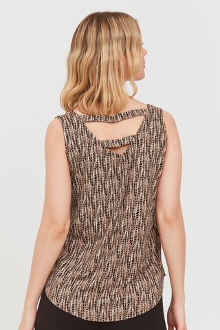Top di b.young in marrone