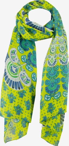 Sunsa Schal 'Sunsa' in Grün: Vorderseite