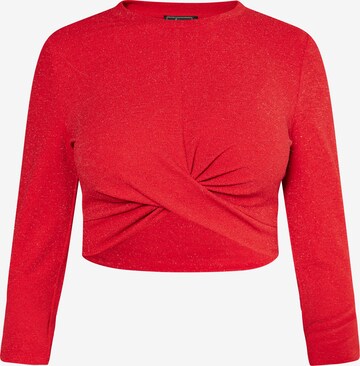 T-shirt faina en rouge : devant