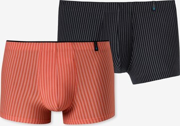 SCHIESSER Boxer shorts ' Long Life Soft ' in Orange: front