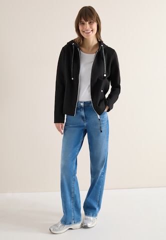 CECIL Sweatjacke in Schwarz