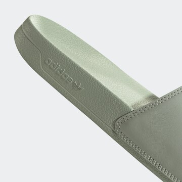 ADIDAS ORIGINALS Muiltjes 'Lite Adilette' in Groen