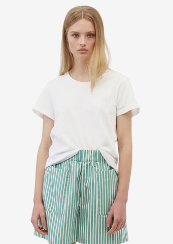 T-shirt Marc O'Polo DENIM en blanc : devant