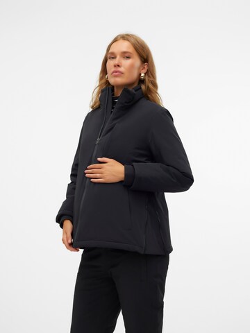MAMALICIOUS Weatherproof jacket in Black: front