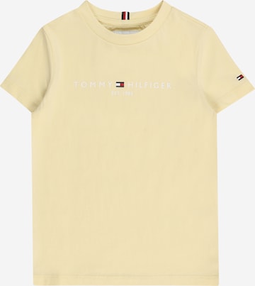 TOMMY HILFIGER Shirt 'ESSENTIAL' in Yellow: front