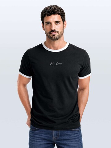 Neverless Shirt 'BMX Ufo Space' in Black