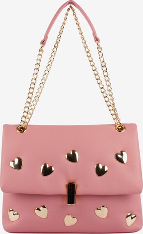 MYMO Наплечная сумка в Ярко-розовый: спереди