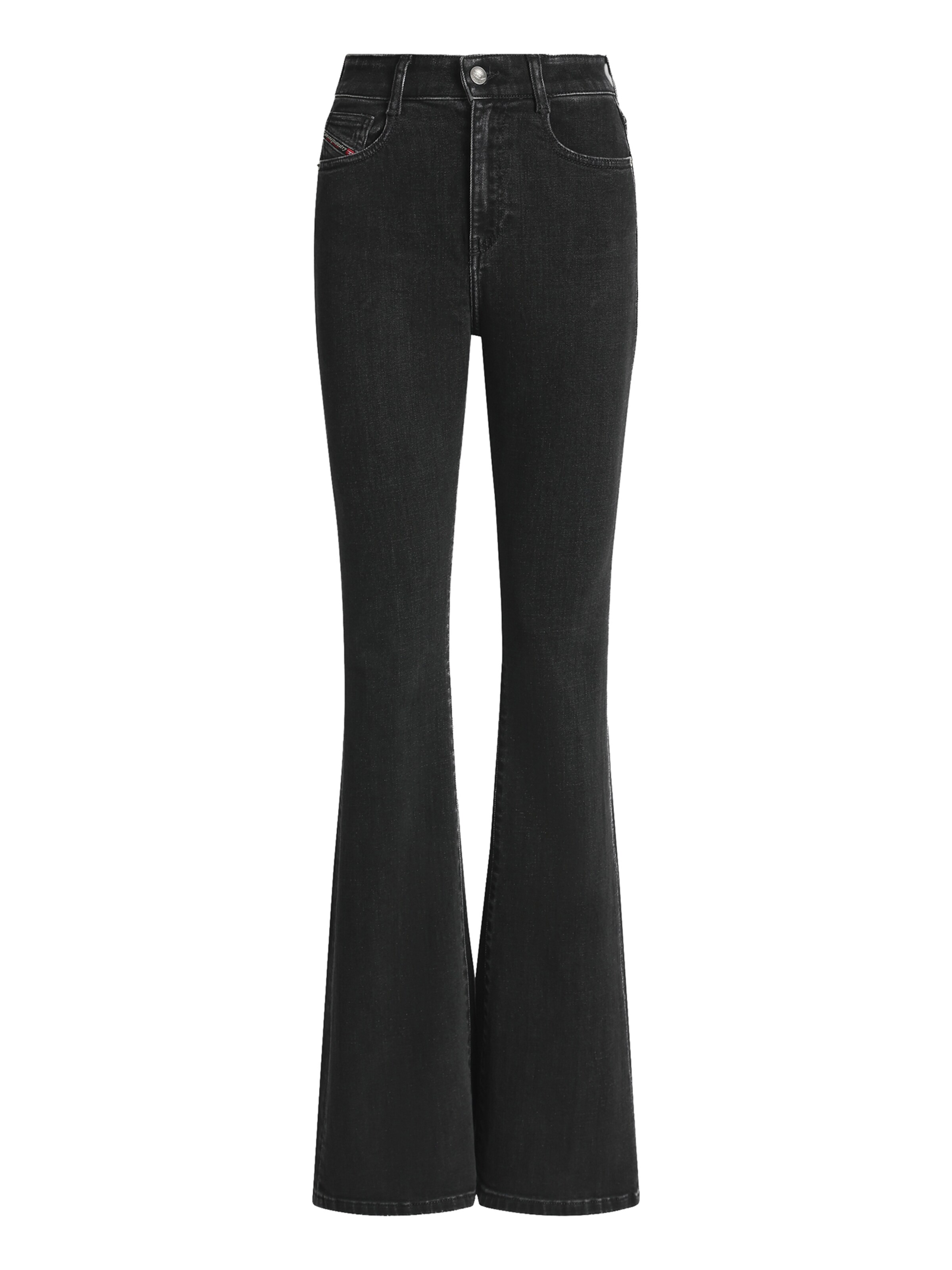 DIESEL - Acampanado Vaquero '1973 D-PARTT' en negro: frente