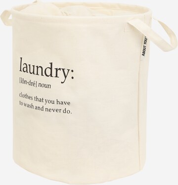 ABOUT YOU Laundry Basket 'Comfy S' in Beige