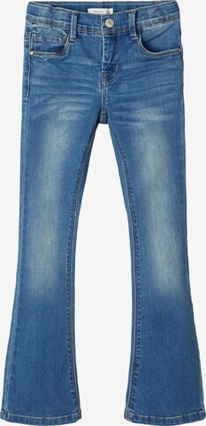 NAME IT Bootcut Jeans 'Polly' in Blauw: voorkant