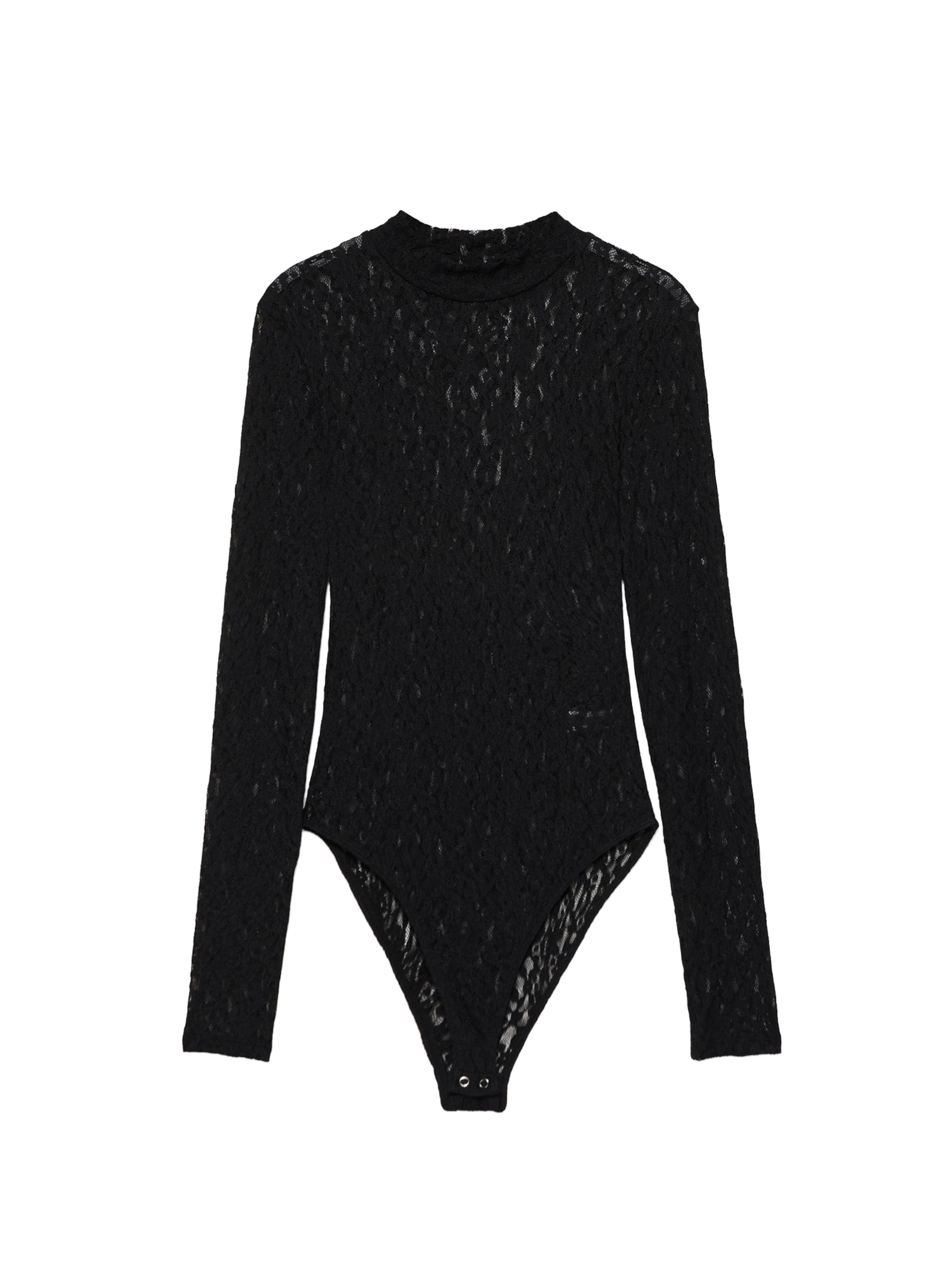 Pull&Bear Tričkové body – černá: přední strana