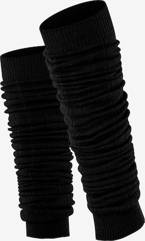 ESPRIT Leg Warmers 'Rib' in Black: front