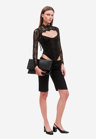 OW Collection Top 'Brisa' in Zwart