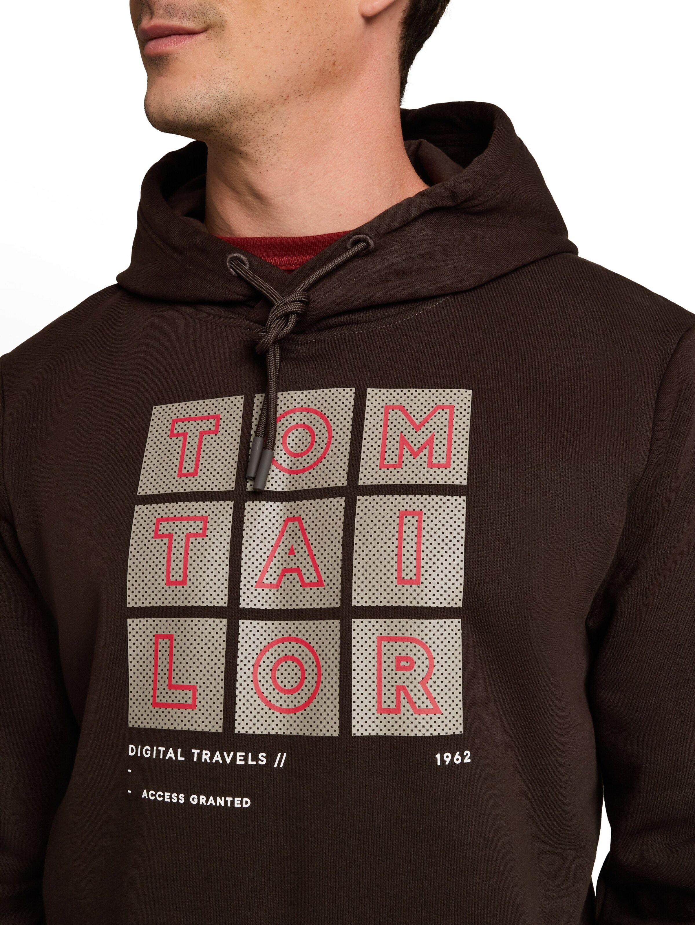 Bluză de molton de la TOM TAILOR pe maro