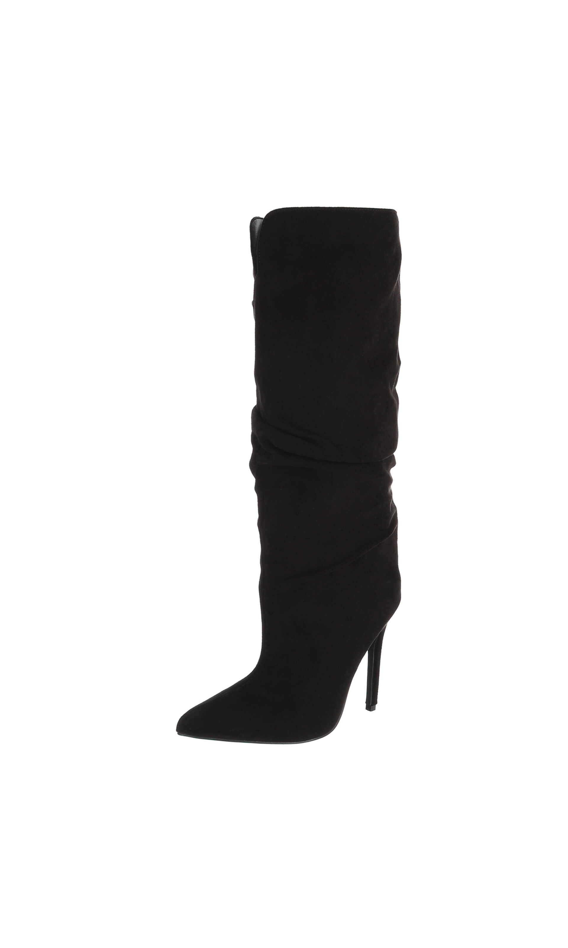 Ital-Design Stiefel in Schwarz: Vorderseite