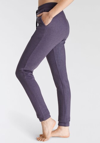 VIVANCE Slimfit Hose in Lila