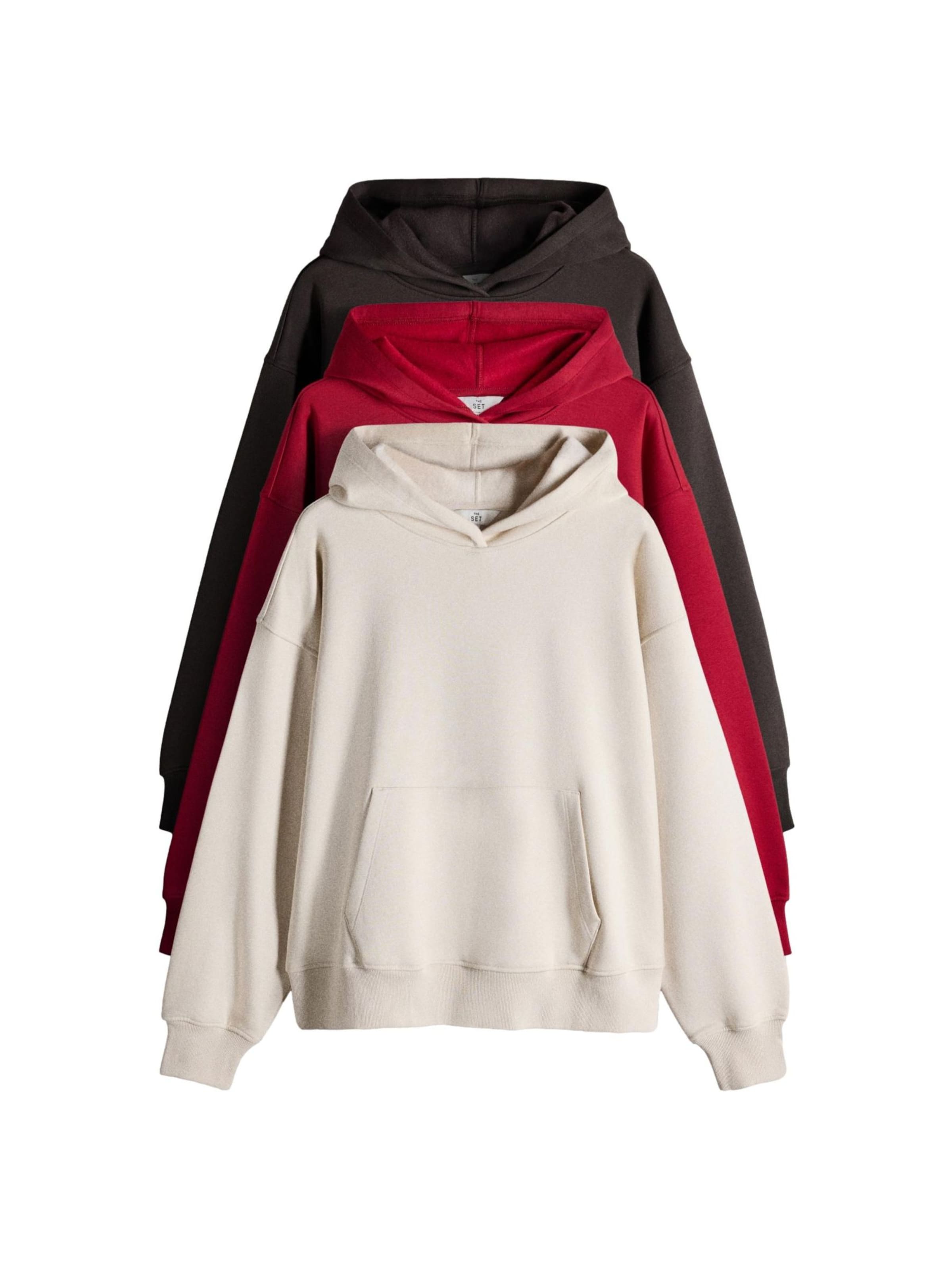 The Set - Sudadera en beige: frente