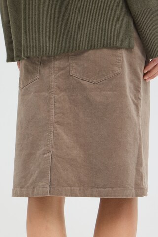 Pulz Skirt 'PZSally' in Brown