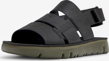 CAMPER Sandalen 'Oruga' in Zwart: voorkant