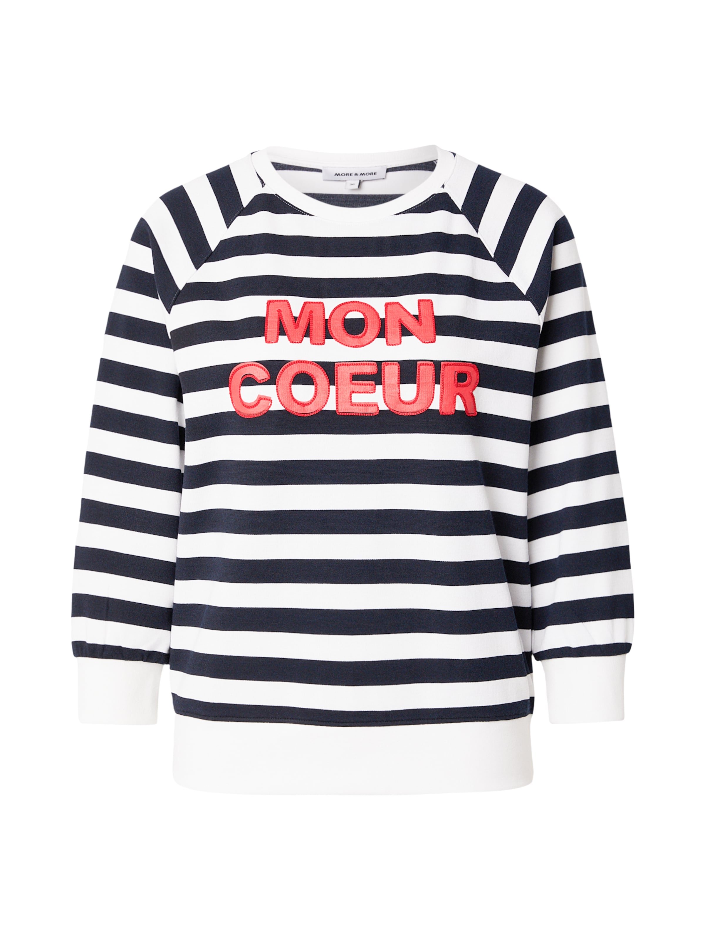 MORE & MORE - Sudadera en blanco: frente