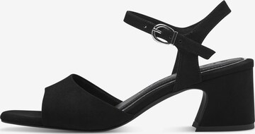 MARCO TOZZI Páskové sandály – černá