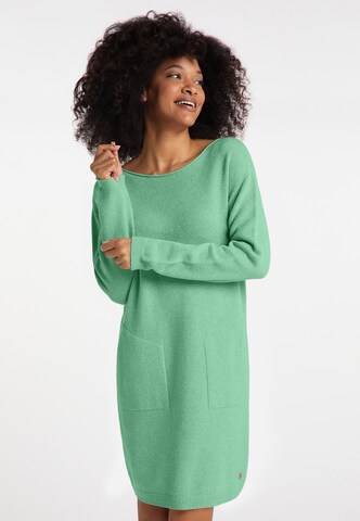 Frieda & Freddies NY Knitted dress in Green: front