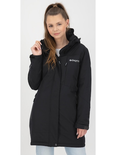 deproc Winterjacke 'MONTREAL WMN' in S in schwarz, Produktansicht