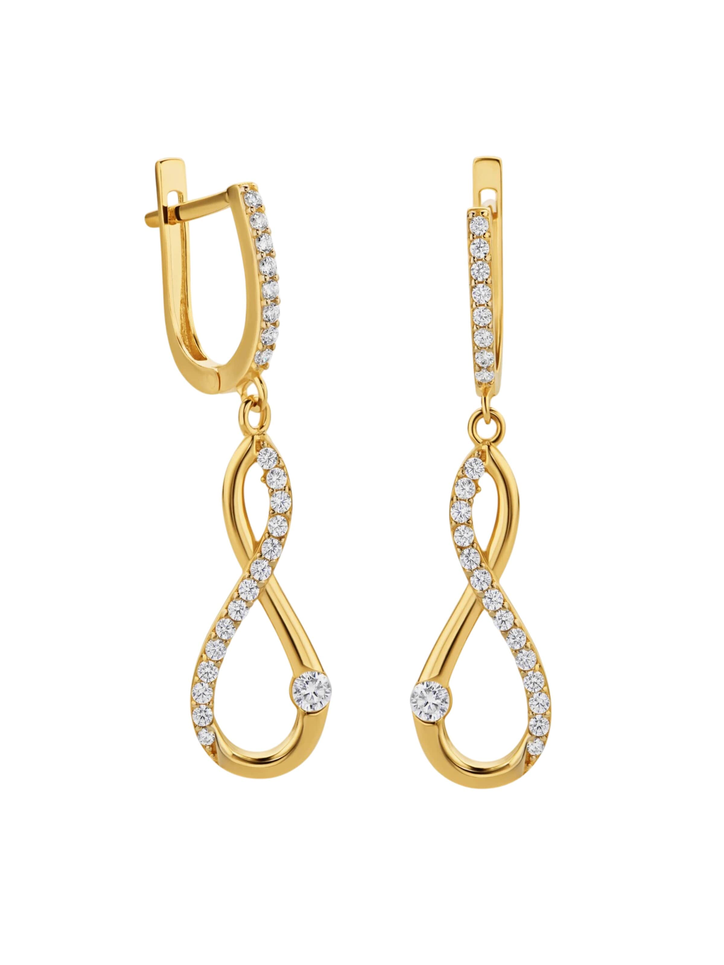 Orecchini 'Ohrringe aus 585 Gelbgold' di DIAMANT LETERNEL in oro