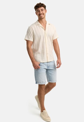 Coupe regular Chemise 'Way' INDICODE JEANS en beige