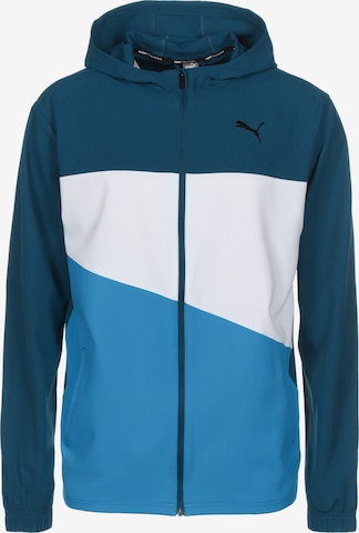 PUMA Performance Jacket 'Train Vent' in Blue: front