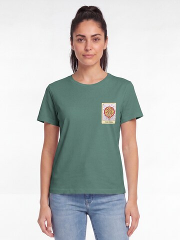 T-shirt Watapparel en vert : devant