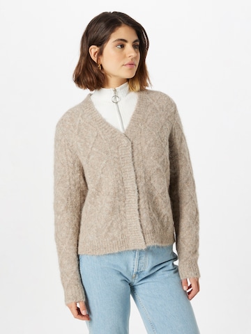 BRUUNS BAZAAR Knit Cardigan 'Syringa Diana' in Beige: front