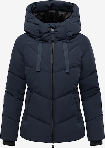 MARIKOO Зимно яке 'Kwamee 16' в синьо: отпред