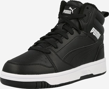 PUMA - Zapatillas deportivas 'Rebound' en negro: frente