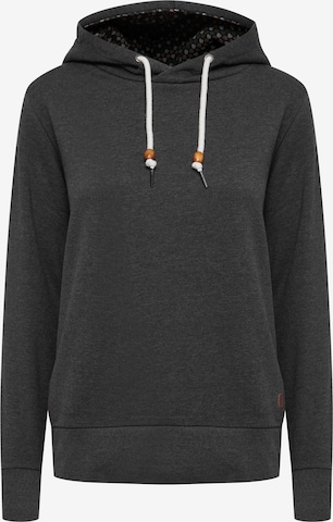 Oxmo Kapuzenpullover 'ULRIKA' in Grau: predná strana