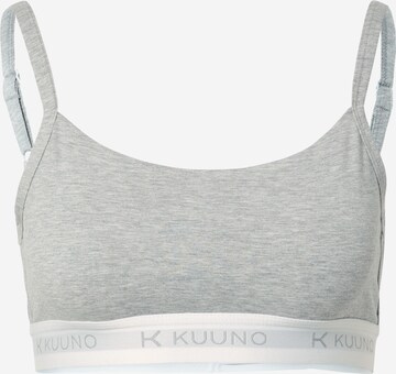 KUUNO - Bustier Sujetador en gris: frente