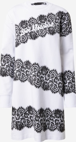 Love Moschino Φόρεμα σε λευκό: μπροστά