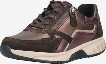 Baskets basses GABOR en marron : devant