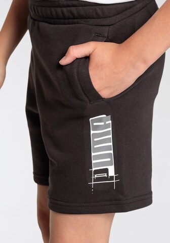 PUMA Regular Sporthose in Schwarz